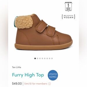 Ten Little Furry High Top Boots